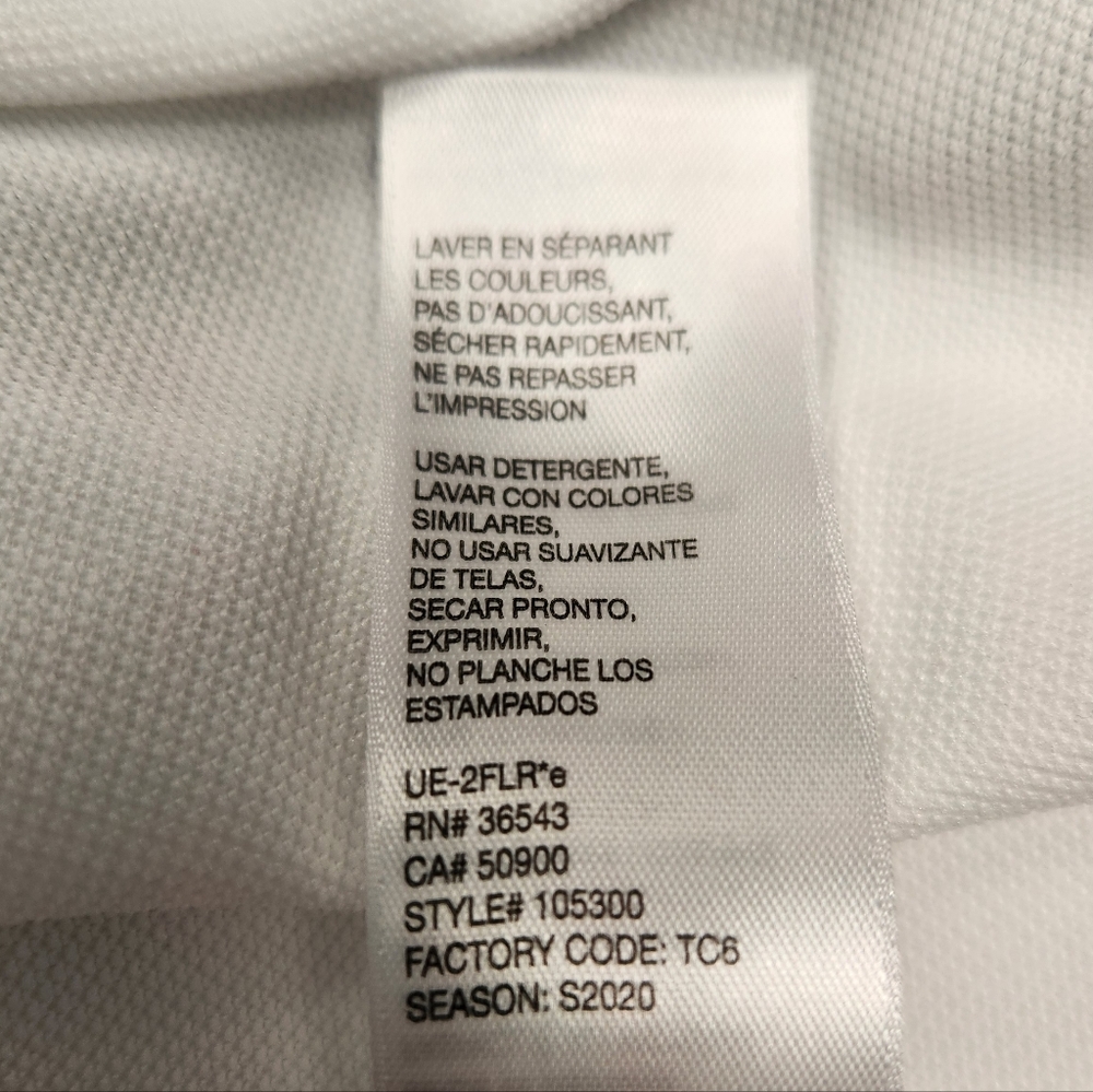 IZOD Golf White Sleeveless Top with Black and White Gingham Trim - Picture 9 of 12
